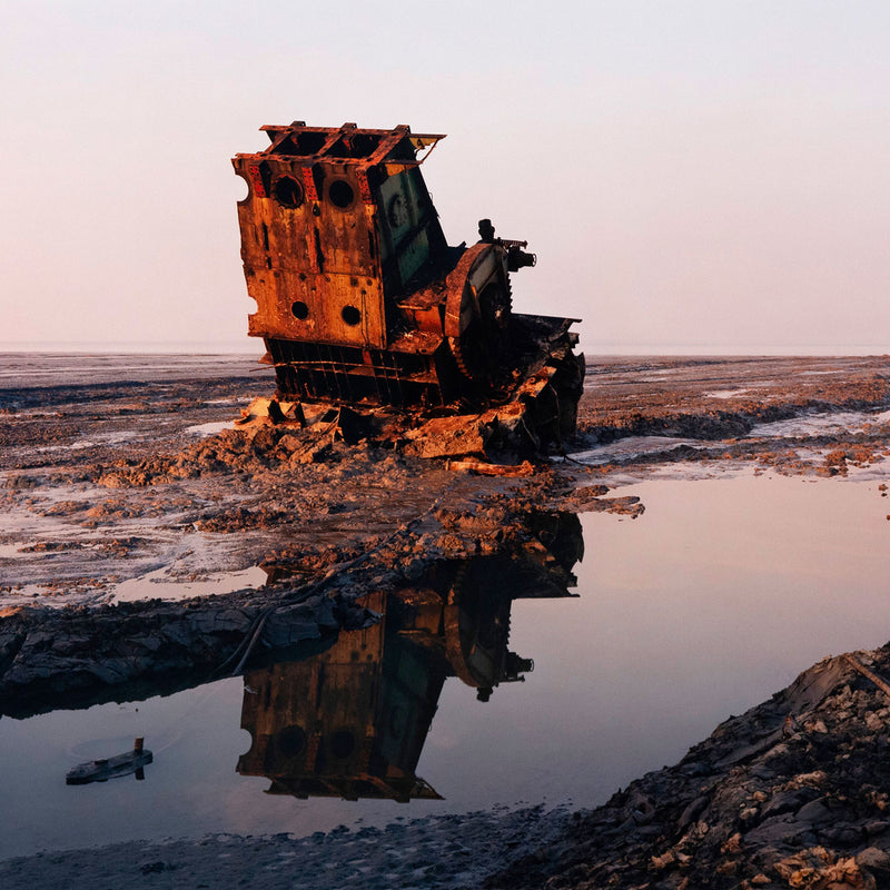 Toronto art gallery features iconic Canadian artist / photographer Edward Burtynsky. "Shipbreaking #33" showcases discarded ocean liners in Bagladesh. TThe striking and moody photograph in a distinctive palette are intriguing, disturbing, and curiously beautiful. 