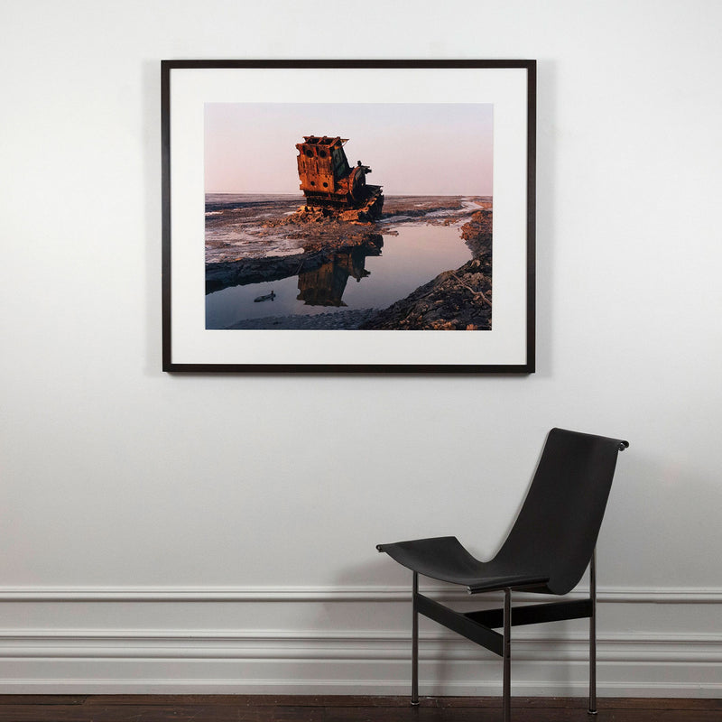 Toronto art gallery features iconic Canadian artist / photographer Edward Burtynsky. "Shipbreaking #33" showcases discarded ocean liners in Bagladesh. TThe striking and moody photograph in a distinctive palette are intriguing, disturbing, and curiously beautiful. 