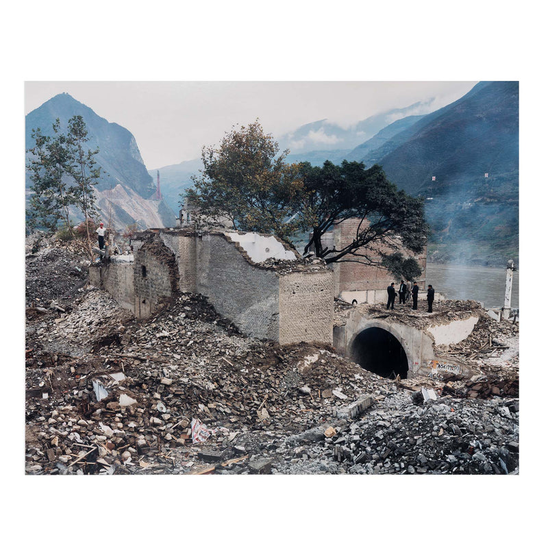 edward burtynsky three gorges dam project wushan #11 yangtze river china 2002 AP 2003 printed on kodak suproa endura paper signed canadian artist canadian photography collect early burtynsky china print framed oversize iconic burtynsky photo