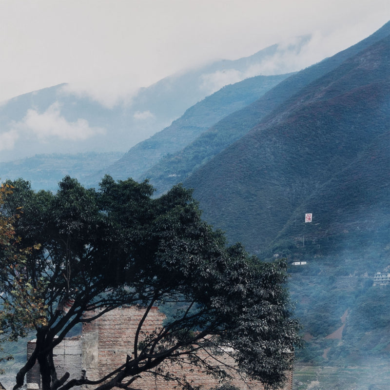 edward burtynsky three gorges dam project wushan #11 yangtze river china 2002 AP 2003 printed on kodak suproa endura paper signed canadian artist canadian photography collect early burtynsky china print framed oversize iconic burtynsky photo