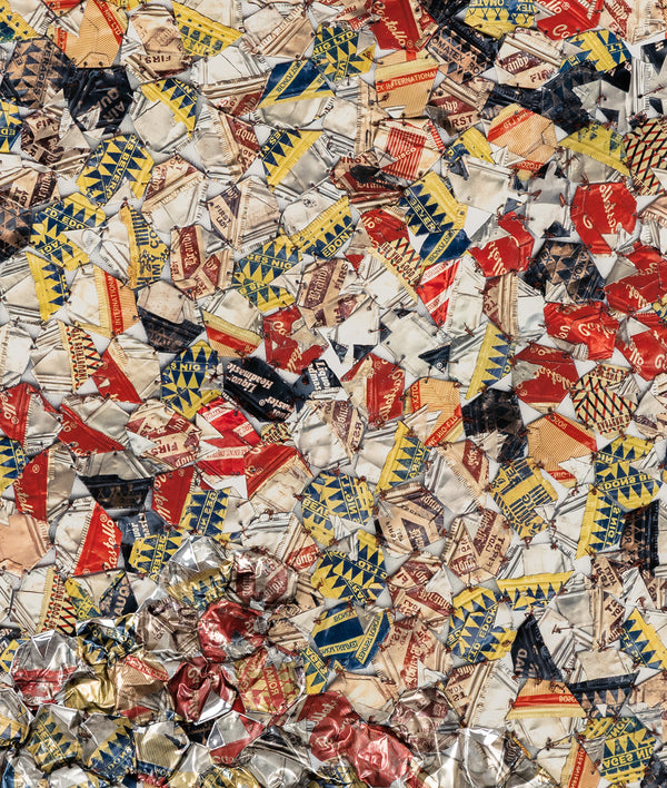 weaving

uli

traditional motifs

site-specific

Sculpture

repurposed material

recontextualizing

Print

Nsukka Group

nigerian artwork

limited editions

limited edition

installation

ghanian artist

ghana

found objects

environmental concerns

environmental

el anatsui sculpture

el anatsui print

el anatsui

edition

Collage

Caviar20

branding

bottle caps

black and silver

benefit

aluminum

African History

advertising 