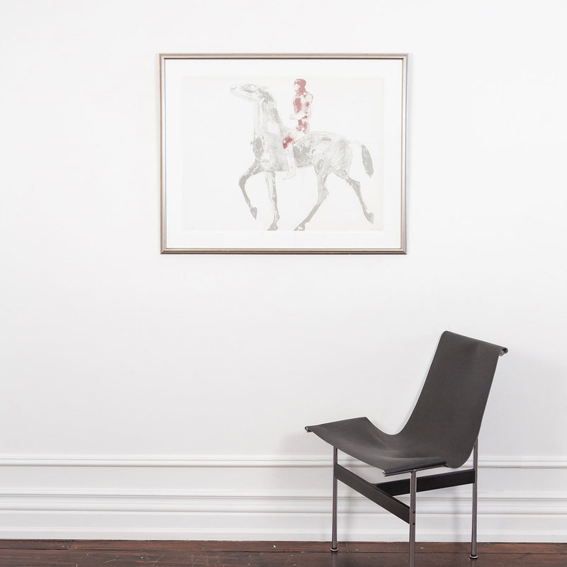 Elisabeth Frink, "Horse and Rider I"   1970  Lithograph  Signed and numbered by artist, bottom right  From an edition of 70  20"H 30"W (work)  Framed with museum glass, Caviar20 Art Gallery Toronto