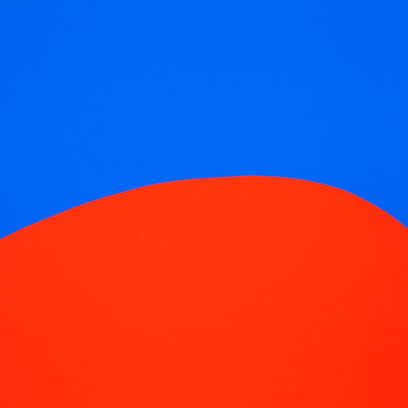 Ellsworth Kelly "Red Blue" Screenprint, 1964. 