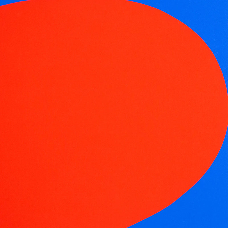 Ellsworth Kelly "Red Blue" Screenprint, 1964. 