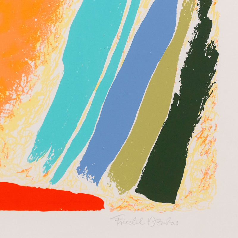 FRIEDEL DZUBAS "FUGUE" SERIGRAPH, 1984