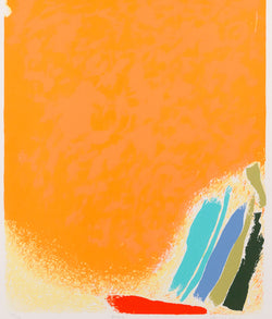 FRIEDEL DZUBAS "FUGUE" SERIGRAPH, 1984