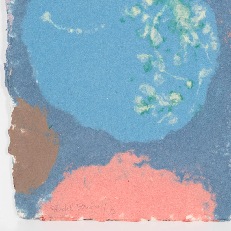 Friedel Dzubas AbEx Color Field Colour Field painter Colorfield abstract expressionist paper making papermaking printmaking print making maker cast paper pulp islands collaborative work american artists new york school 
