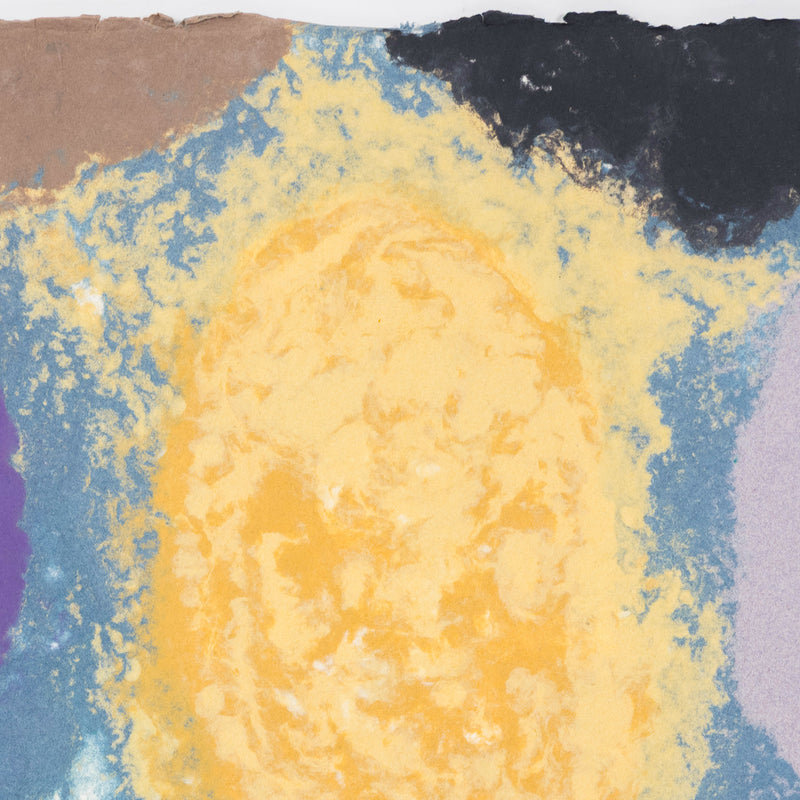 Friedel Dzubas AbEx Color Field Colour Field painter Colorfield abstract expressionist paper making papermaking printmaking print making maker cast paper pulp islands collaborative work american artists new york school 