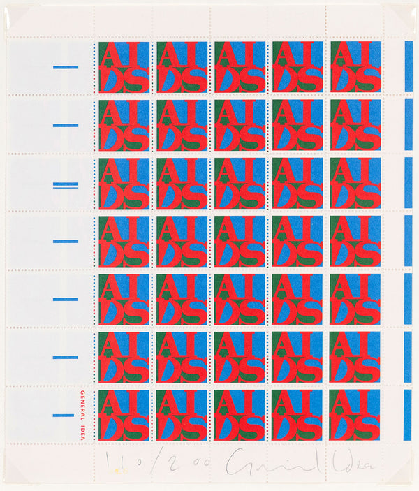 GENERAL IDEA "AIDS STAMPS", 1988