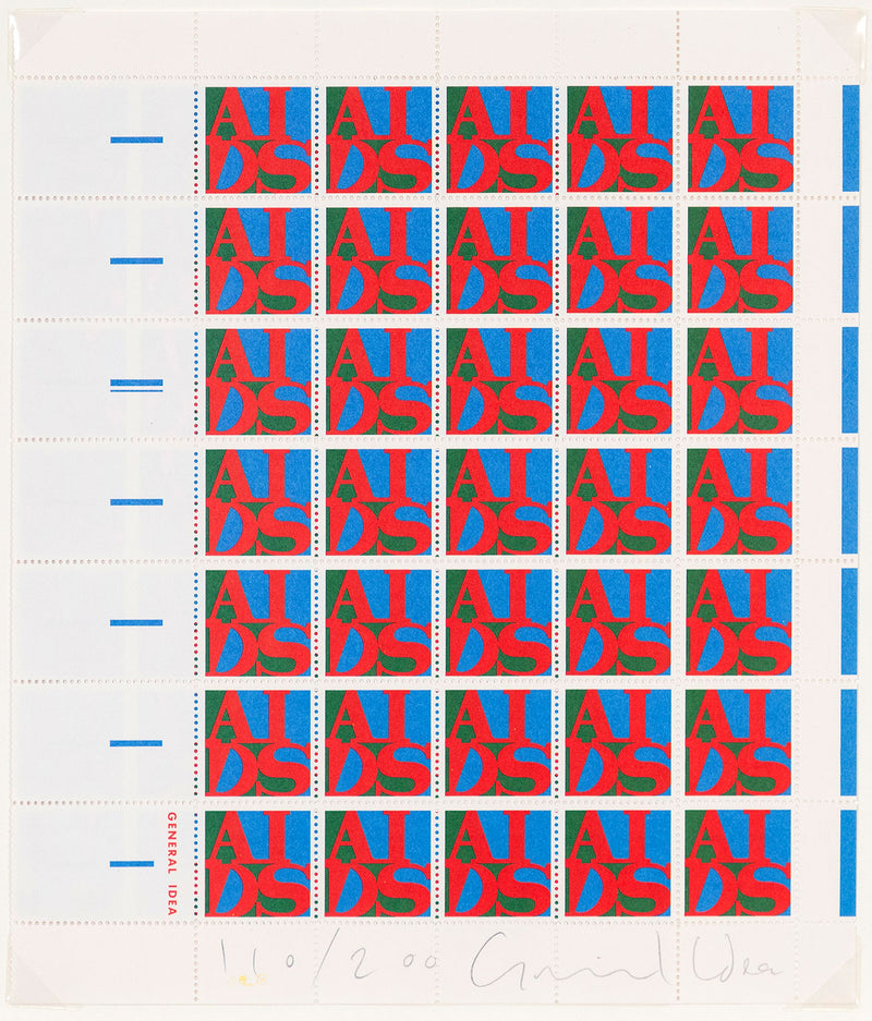 GENERAL IDEA "AIDS STAMPS", 1988