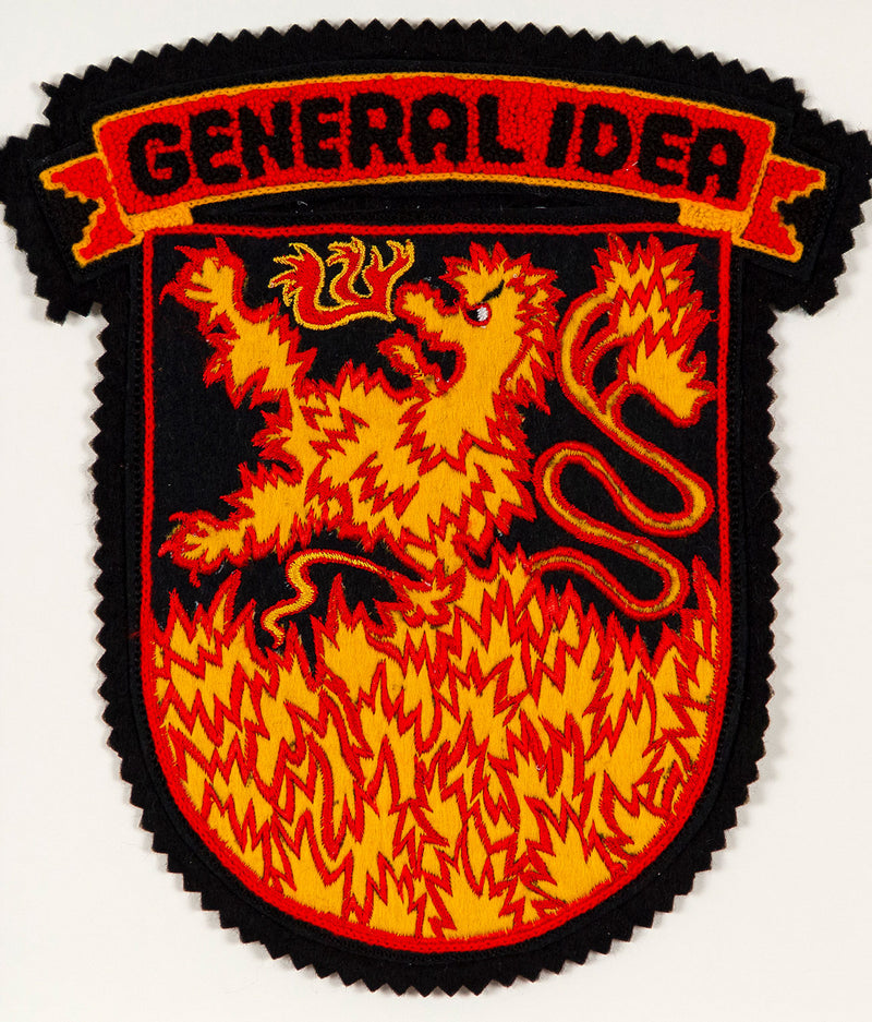 General Idea "Phoenix with a P" Chenille Crest, 1988