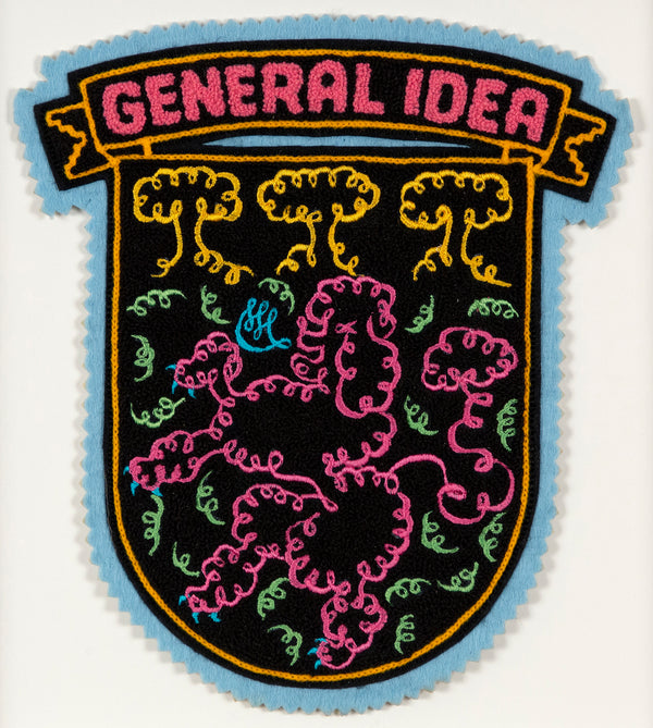 GENERAL IDEA "WHEN THE FUR FLIES" CHENILLE CREST, 1988