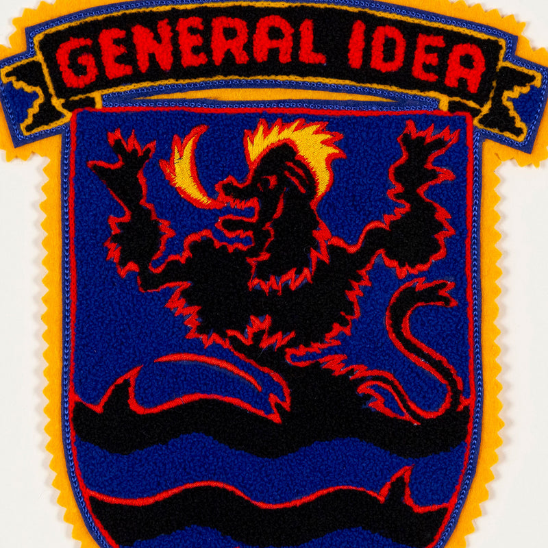 GENERAL IDEA "LE FIN" CHENILLE CREST, 1988