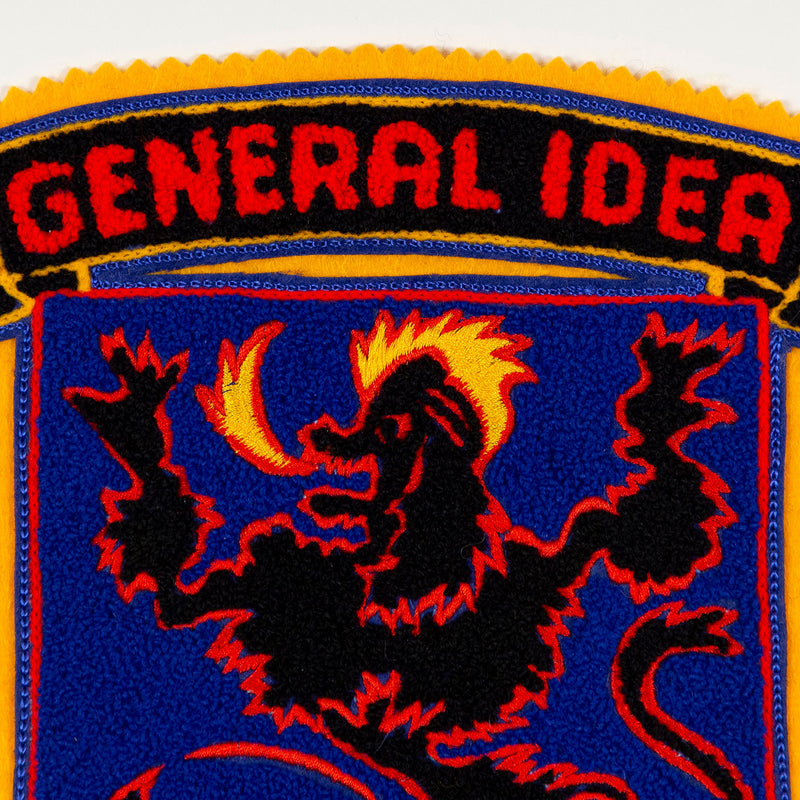 GENERAL IDEA "LE FIN" CHENILLE CREST, 1988