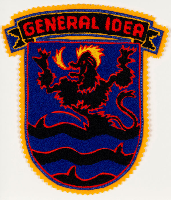 GENERAL IDEA "LE FIN" CHENILLE CREST, 1988