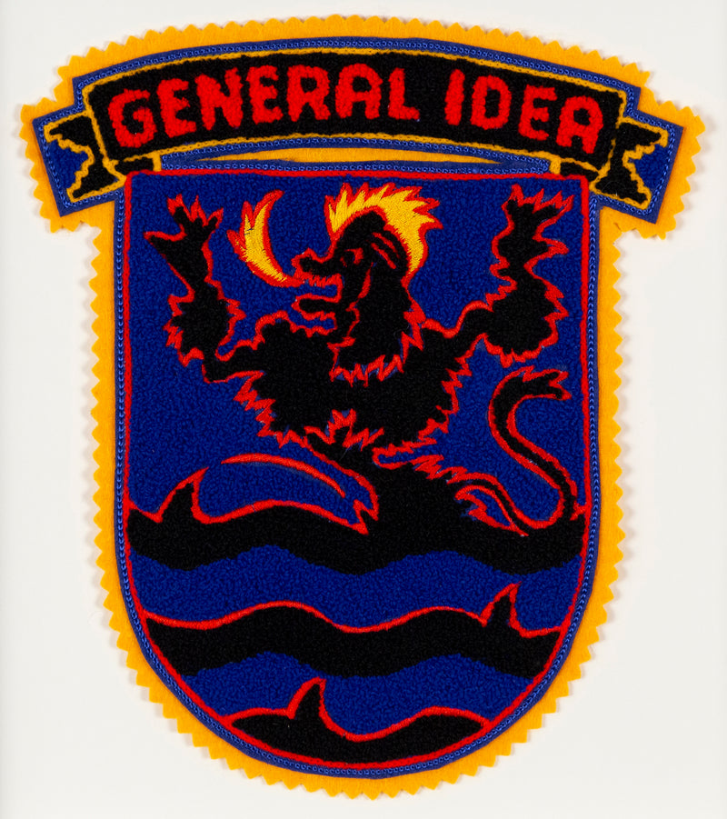 GENERAL IDEA "LE FIN" CHENILLE CREST, 1988