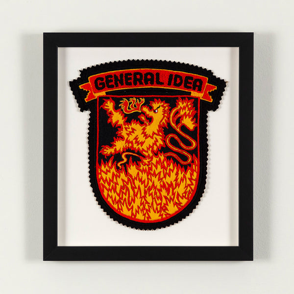 General Idea "Phoenix with a P" Chenille Crest, 1988