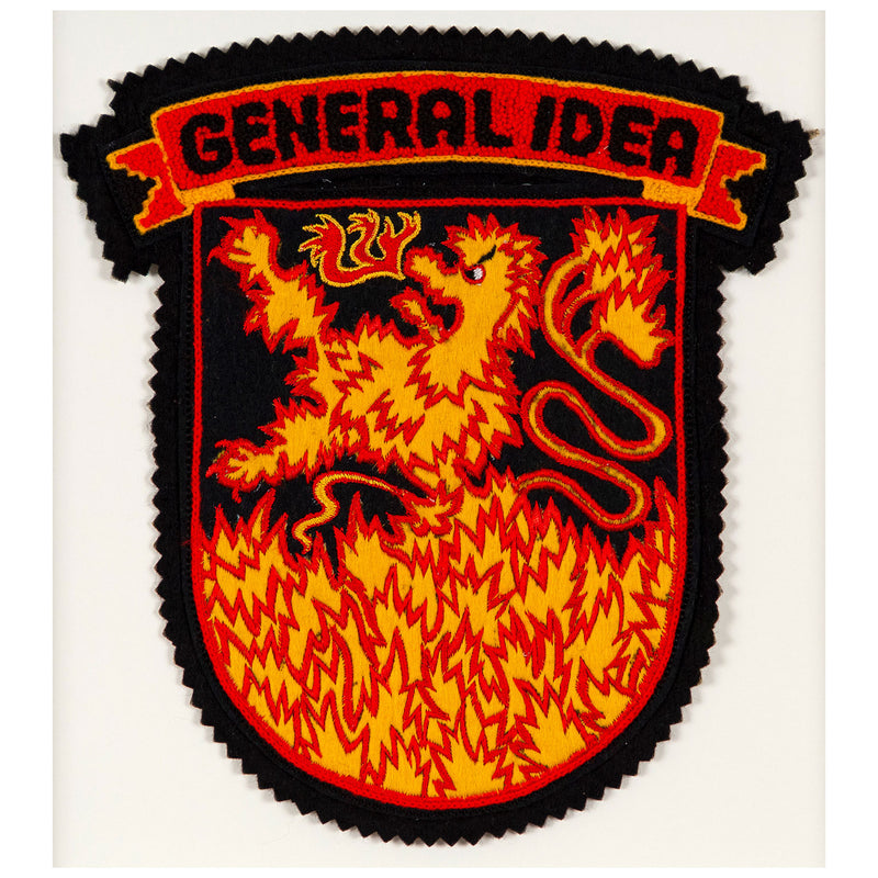 General Idea "Phoenix with a P" Chenille Crest, 1988