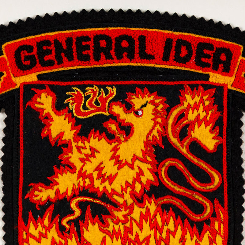 General Idea "Phoenix with a P" Chenille Crest, 1988