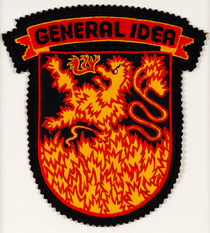 General Idea "Phoenix with a P" Chenille Crest, 1988