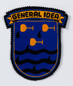 GENERAL IDEA "DOWN THE DRINK" CHENILLE CREST, 1988