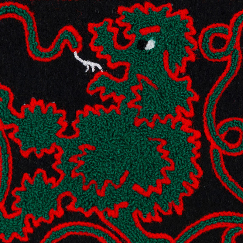 General Idea "Ouroboros" Chenille Crest, 1988.