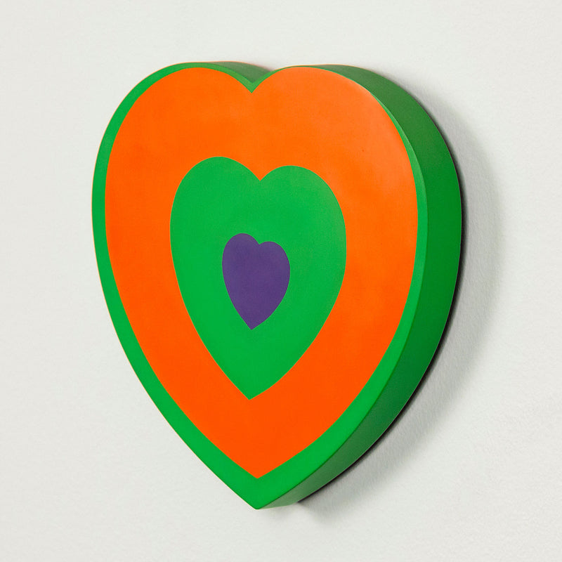 General Idea "Coeur Volant" Acrylic, wax on heart-shaped, medium-density fibreboard. Canada, 1995.