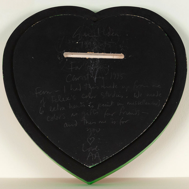 General Idea "Coeur Volant" Acrylic, wax on heart-shaped, medium-density fibreboard. Canada, 1995.