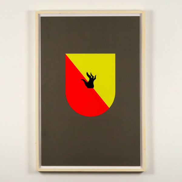 General Idea "The Hand of the Spirit" from the Fear Management series. Screenprint, 1987. Framed artwork by famous Canadian artists for sale in Toronto. 