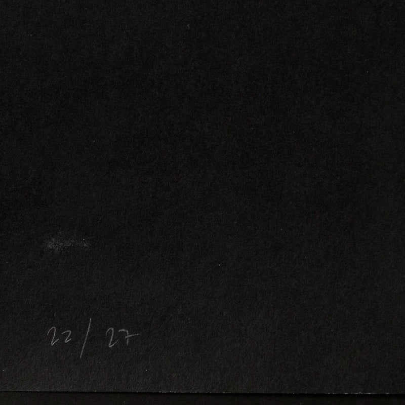 General Idea "Mondo Cane Kama Sutra" 2001. Detail image featuring the edition number written by iconic Candian artist, AA Bronson.