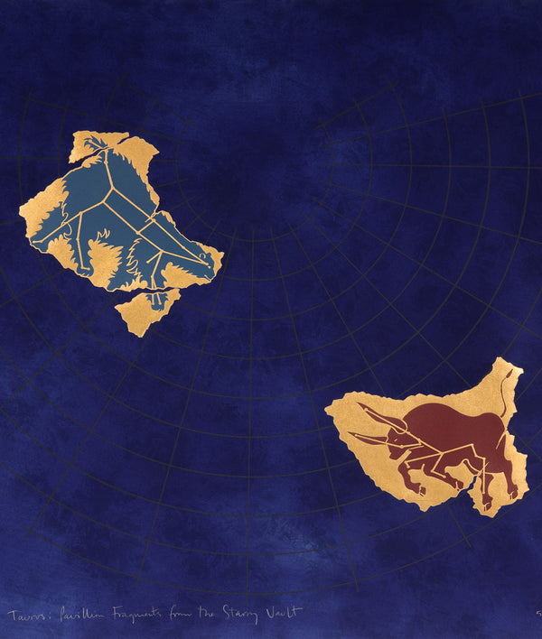 general idea ursa major and taurus: pavillion fragments from the starry vault print 1983 limited edition GI General IDea artists canadian art collect sell buy general idea constellation art stars universe