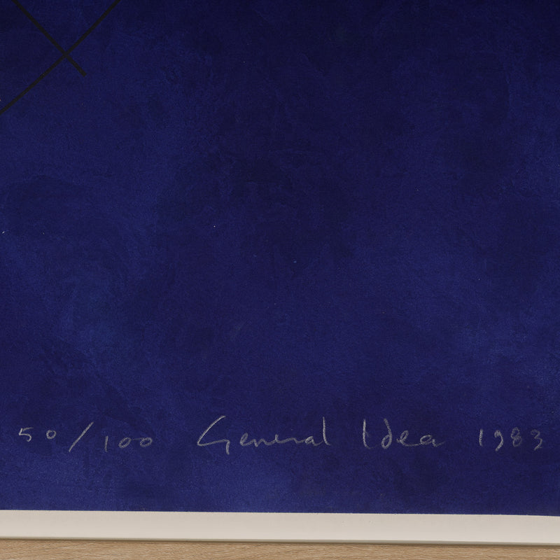 general idea ursa major and taurus: pavillion fragments from the starry vault print 1983 limited edition GI General IDea artists canadian art collect sell buy general idea constellation art stars universe