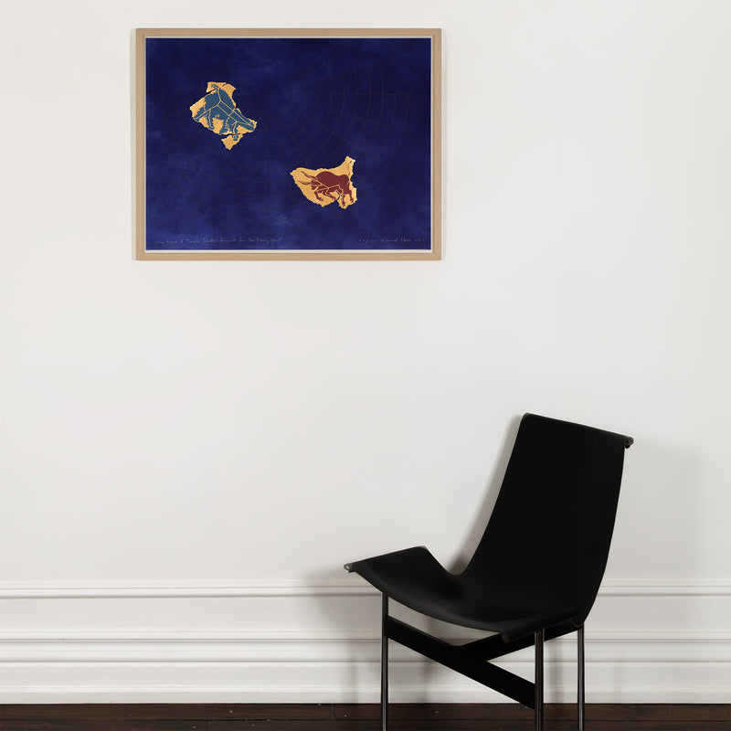 general idea ursa major and taurus: pavillion fragments from the starry vault print 1983 limited edition GI General IDea artists canadian art collect sell buy general idea constellation art stars universe
