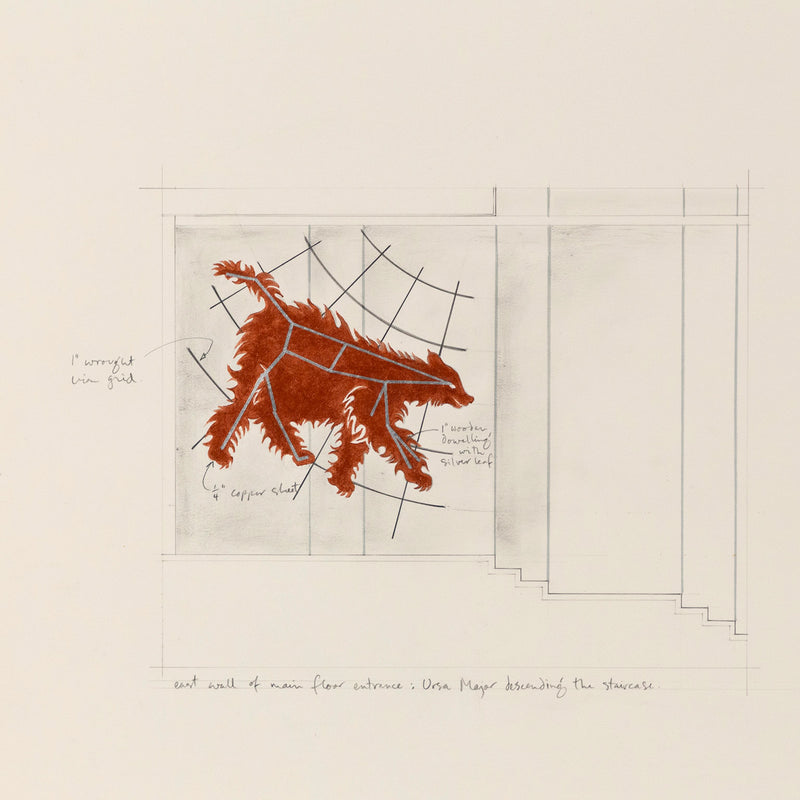 GENERAL IDEA "EAST WALL" DRAWING, 1983