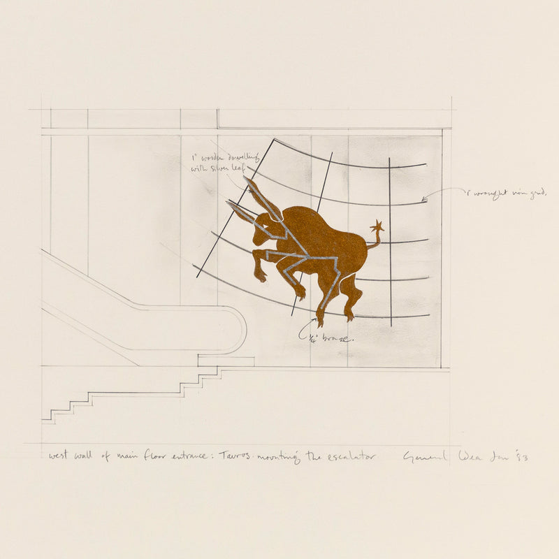 GENERAL IDEA "EAST WALL" DRAWING, 1983