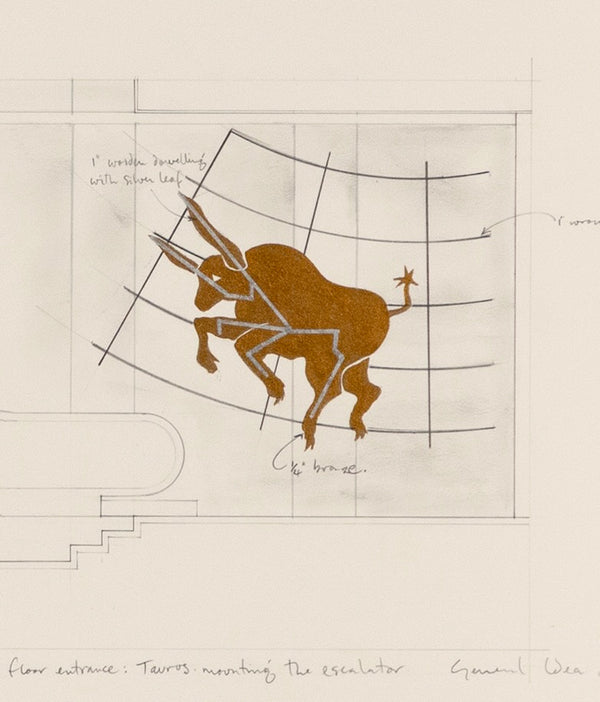 GENERAL IDEA "EAST WALL" DRAWING, 1983