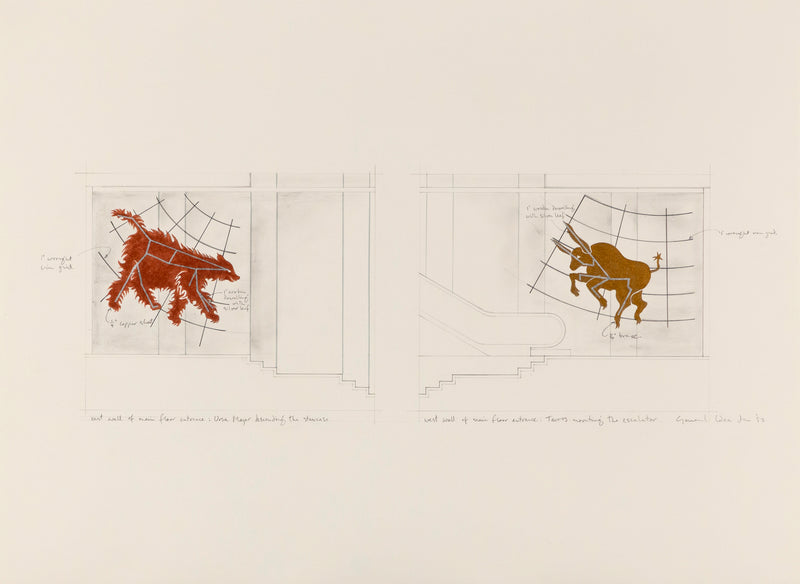 GENERAL IDEA "EAST WALL" DRAWING, 1983