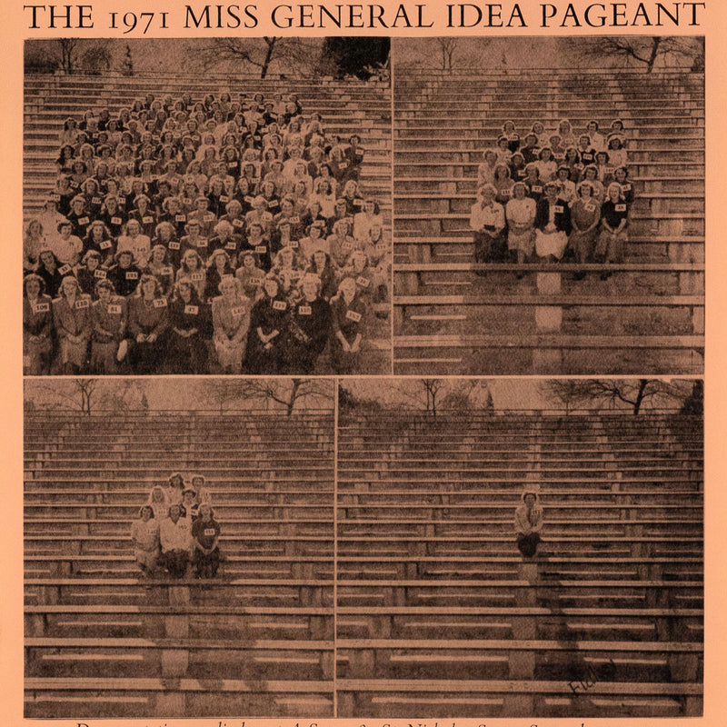 GENERAL IDEA “THE 1971 MISS GENERAL IDEA PAGEANT”, 1971