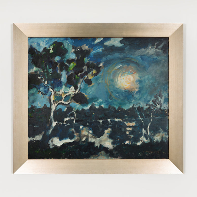 gershon iskowitz midnight 1950s early painting postwar art canadian artist jewish artist polish artist painting iconic canadian artist painting 1955 collect iskowitz buy iskowitz sell iskowitz framed