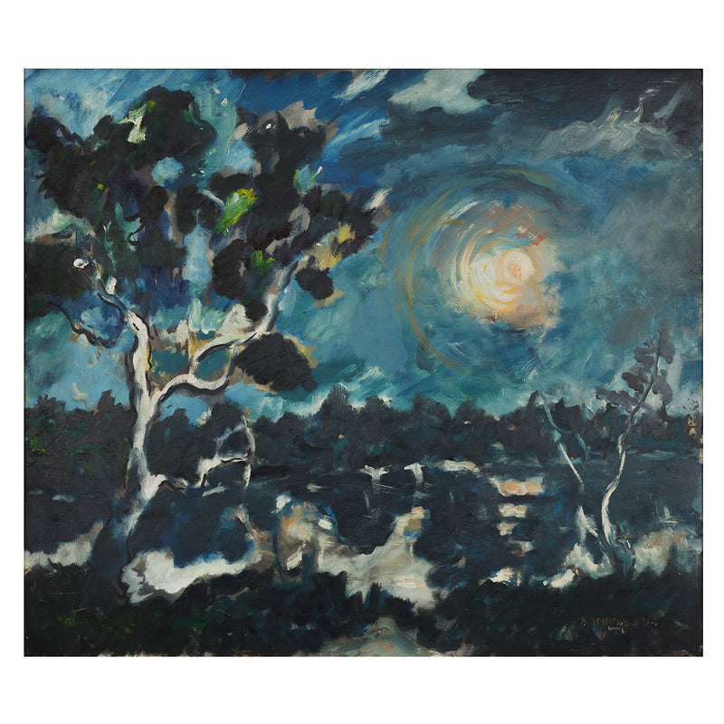 gershon iskowitz midnight 1950s early painting postwar art canadian artist jewish artist polish artist painting iconic canadian artist painting 1955 collect iskowitz buy iskowitz sell iskowitz framed