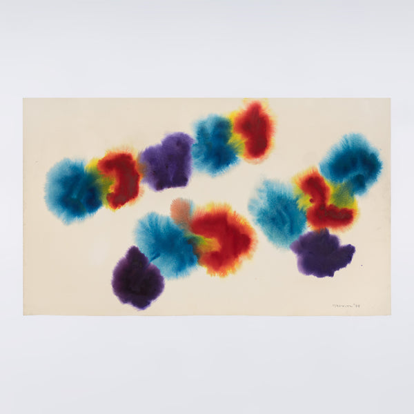 gershon iskowitz 1978 watercolor on paper starburst work on paper canadian artist polish artist iconic canadian artwork collect gershon iskowitz buy gershon iskowitz watercolor work on paper sell gershon iskowitz work on paper watercolor 1978 1970s 
