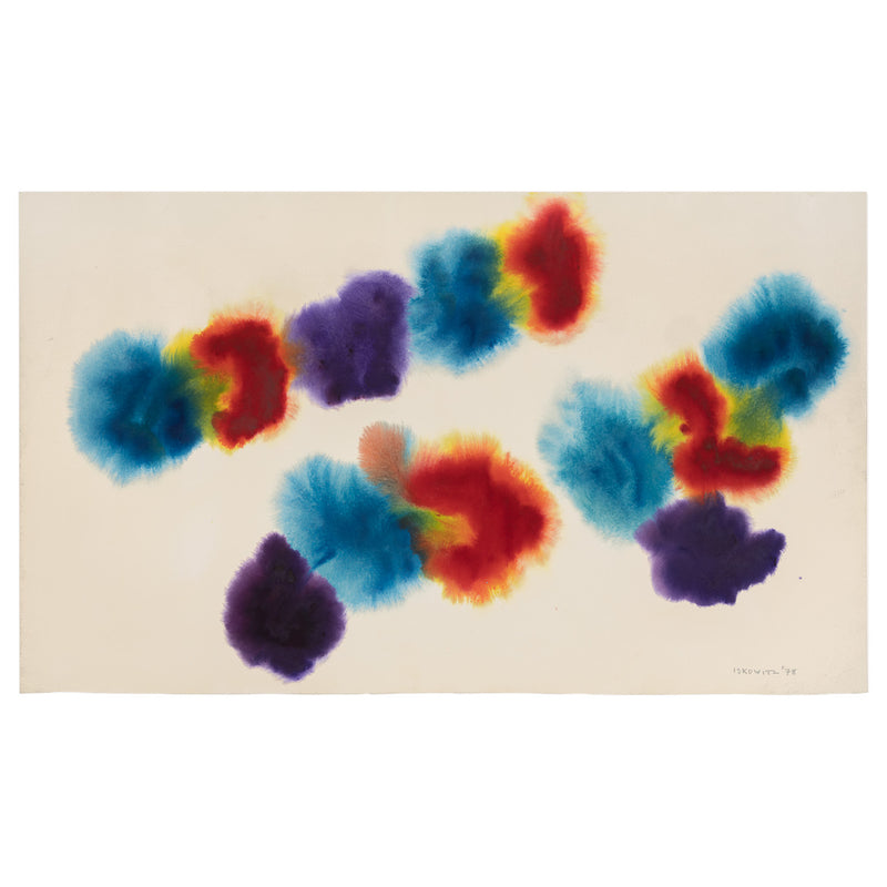 gershon iskowitz 1978 watercolor on paper starburst work on paper canadian artist polish artist iconic canadian artwork collect gershon iskowitz buy gershon iskowitz watercolor work on paper sell gershon iskowitz work on paper watercolor 1978 1970s 