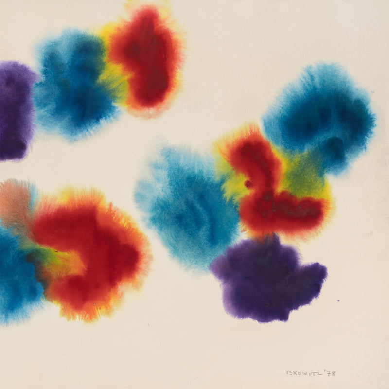 gershon iskowitz 1978 watercolor on paper starburst work on paper canadian artist polish artist iconic canadian artwork collect gershon iskowitz buy gershon iskowitz watercolor work on paper sell gershon iskowitz work on paper watercolor 1978 1970s 
