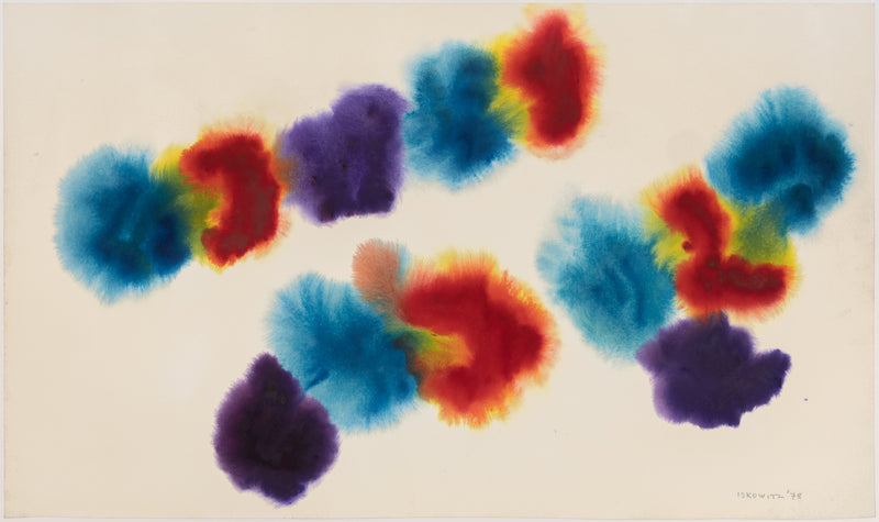 gershon iskowitz 1978 watercolor on paper starburst work on paper canadian artist polish artist iconic canadian artwork collect gershon iskowitz buy gershon iskowitz watercolor work on paper sell gershon iskowitz work on paper watercolor 1978 1970s 