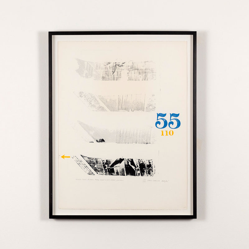 GREG CURNOE "HOCKEY STICK BLADES" 1965