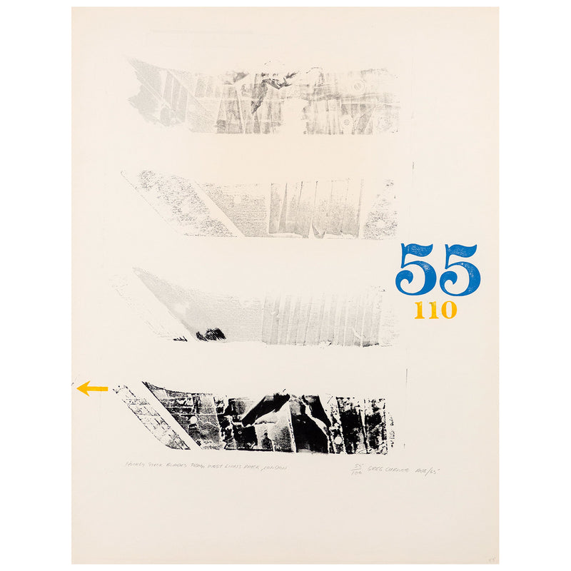 GREG CURNOE "HOCKEY STICK BLADES" 1965