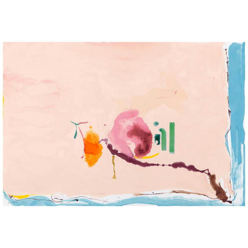 HELEN FRANKENTHALER "FLIRT" SCREENPRINT, 1995