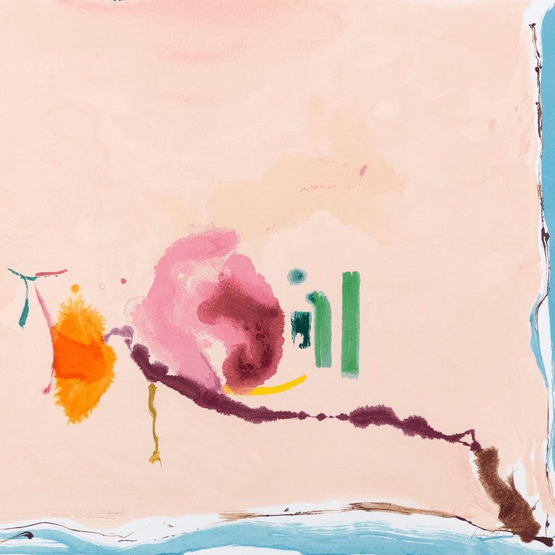 HELEN FRANKENTHALER "FLIRT" SCREENPRINT, 1995