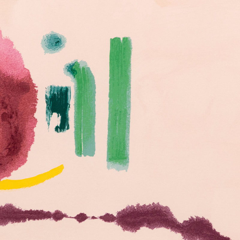 HELEN FRANKENTHALER "FLIRT" SCREENPRINT, 1995