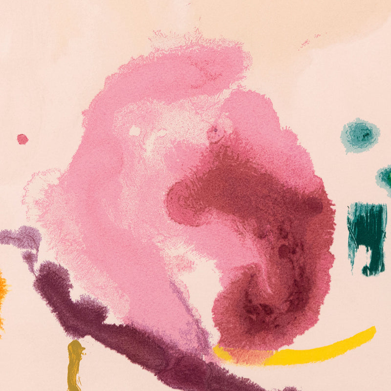 HELEN FRANKENTHALER "FLIRT" SCREENPRINT, 1995